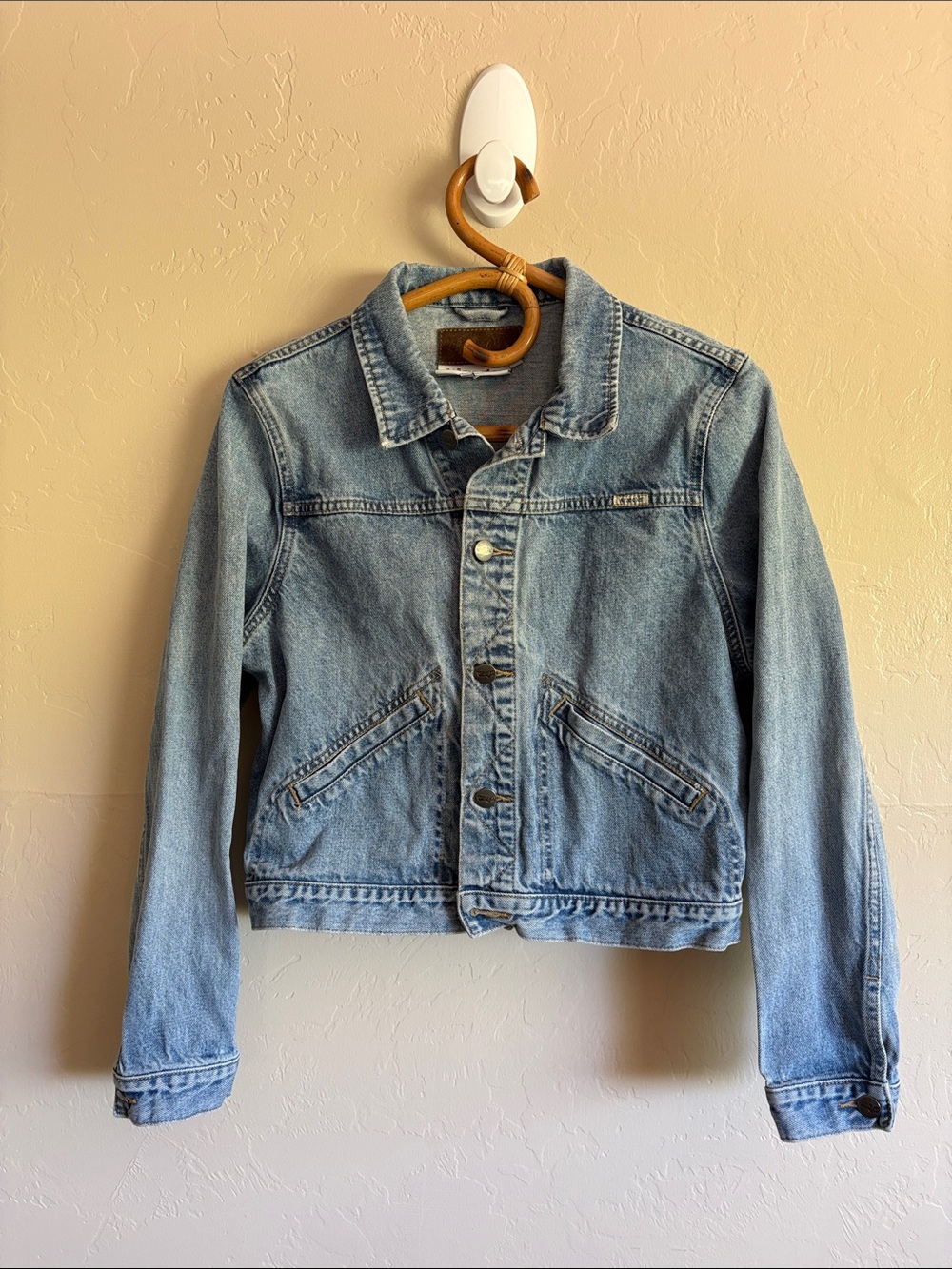 Wrangler x Urban Outfitters Denim Jean Jacket Retro Vintage Inspired Size Large